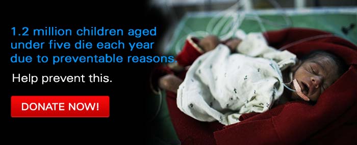 1.2 Million children die in india every year... donate now